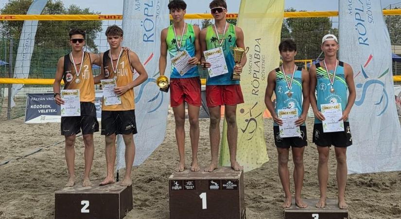 Strandröplabdában remekeltek a szolnokiak