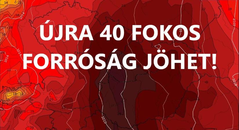 Hétvégétől tartós forróság, 40 fok is lehet!