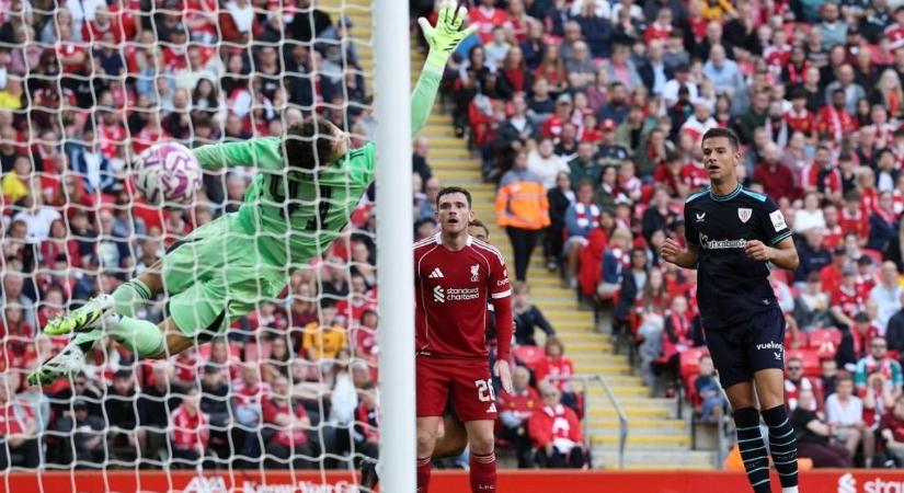 Pécsi Ármin 45 perc alatt egy hatalmas bravúrral jelentkezett a Liverpoolban (VIDEÓ)