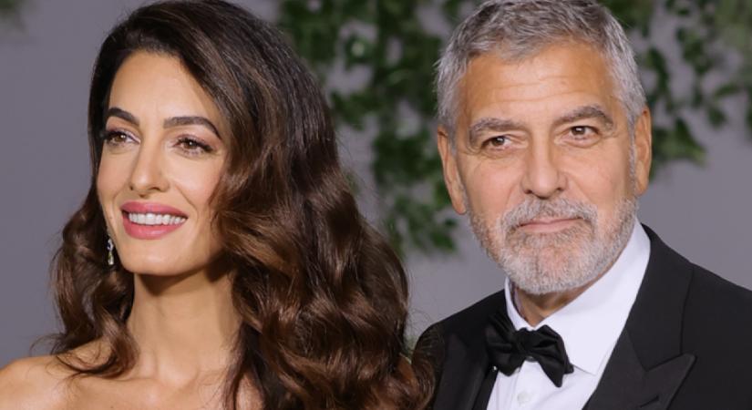 George Clooney a világ legszerencsésebb férje: Amal álomszép ruhában ment vele randizni