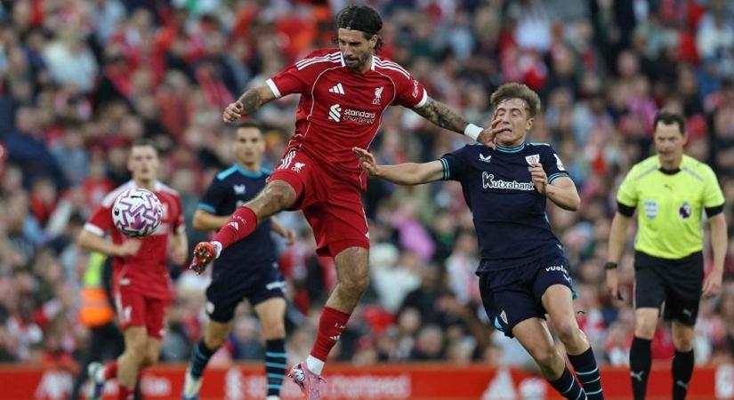 „Kerkez a szélen bitang jó, Szoboszlai labdái meg klasszisok” – újabb remek meccs van a Liverpool magyar válogatottjai mögött