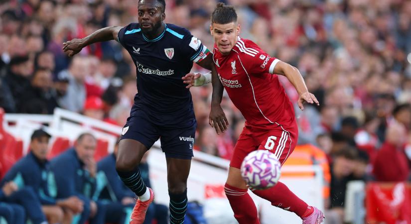 Arne Slot elmondta, hogyan látta Kerkez Milos teljesítményét a Bilbao ellen