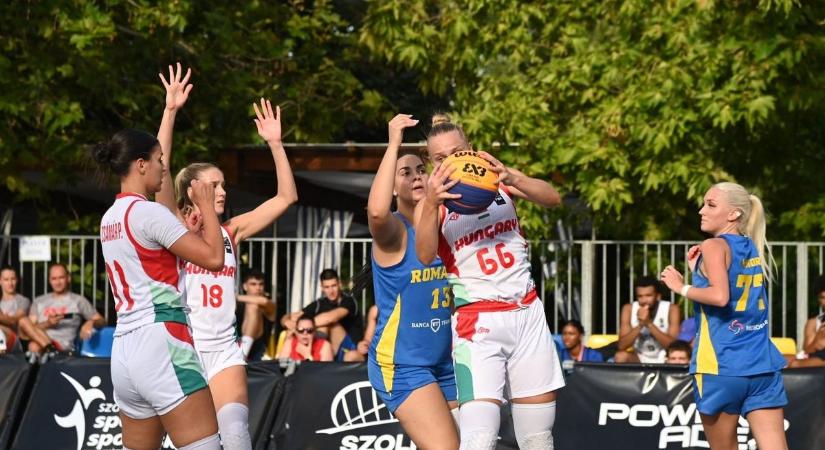 Csupán egy-egy győzelemre futotta a mieink erejéből vasárnap a 3x3-on