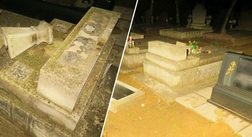 Különös bosszú a temetőben: Sírokon vezette le haragját a férfi Nyírmihálydiban