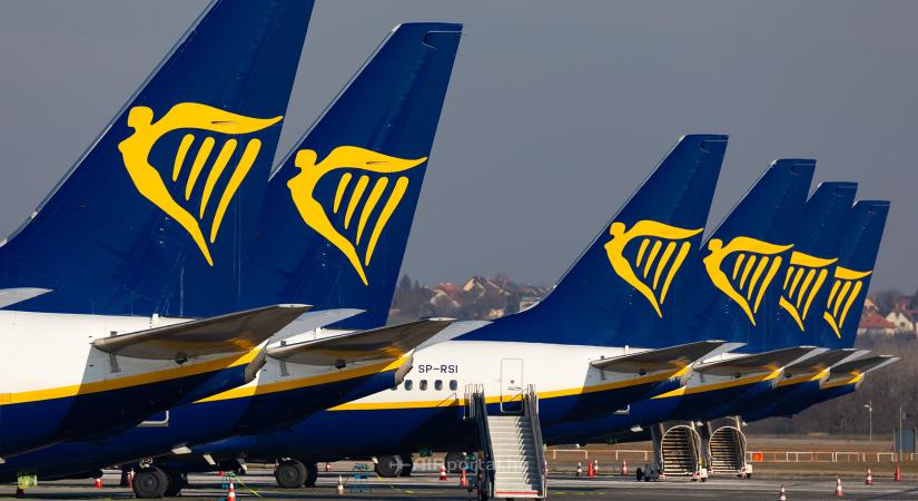 Rekordot ért el a Ryanair utasainak száma júliusban