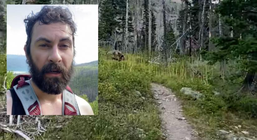 Amikor meglátja a túrázó, ki követi, azonnal elindítja a kamerát, ha nem élné túl - Videó