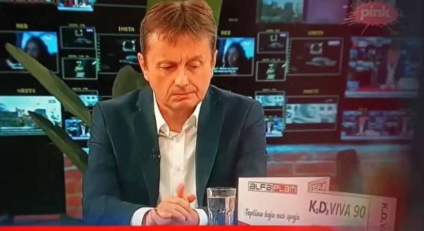 Élő műsorban kapott agyvérzést a szerb befektetési miniszter