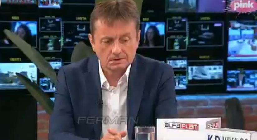 Élő adásban kapott agyvérzést a szerb miniszter – döbbenetes videó