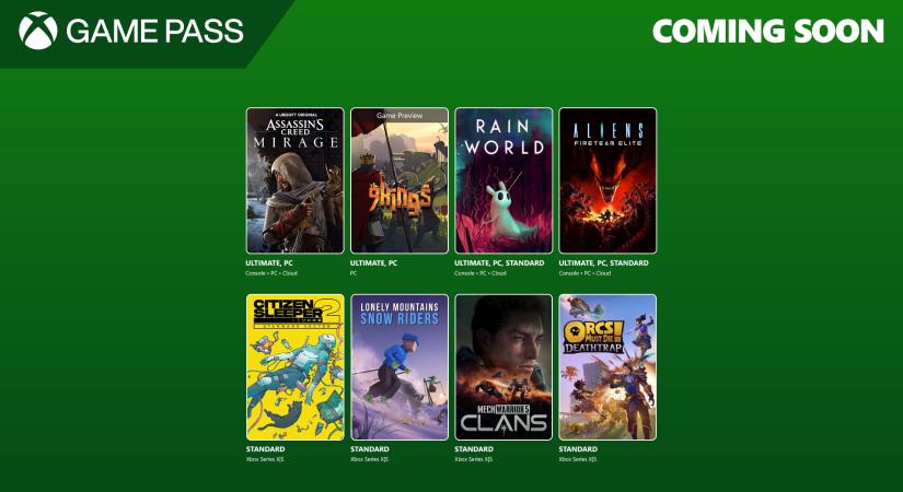 Game passre tart az Assassin's Creed Mirage, visszatér az Aliens: Fireteam Elite
