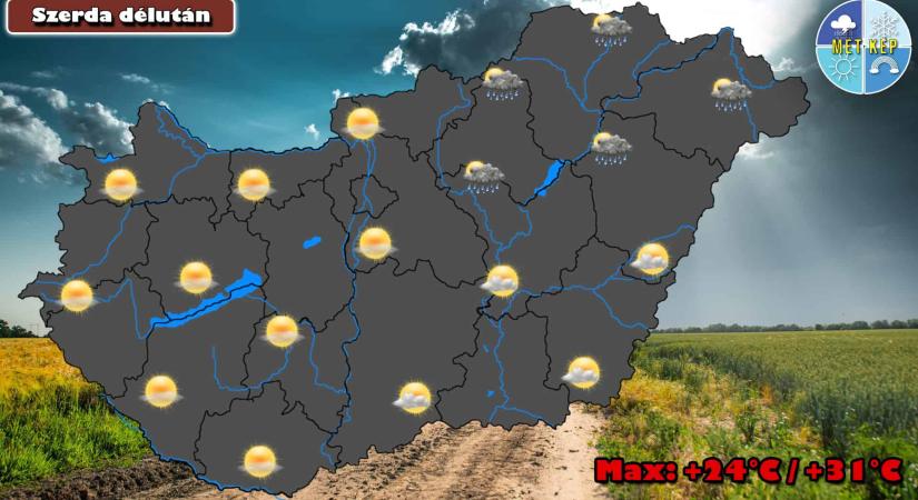 Gyenge hidegfront alakítja időjárásunkat