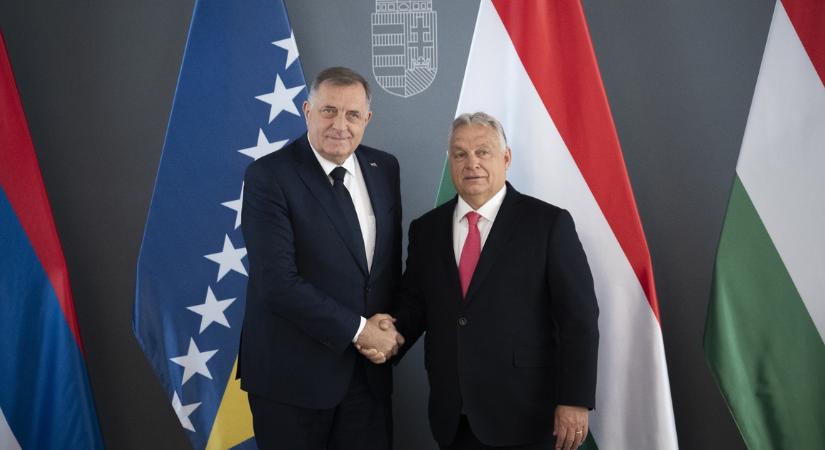 Meglátogatta Orbán Viktort, majd megbukott a boszniai szerb elnök, Milorad Dodik