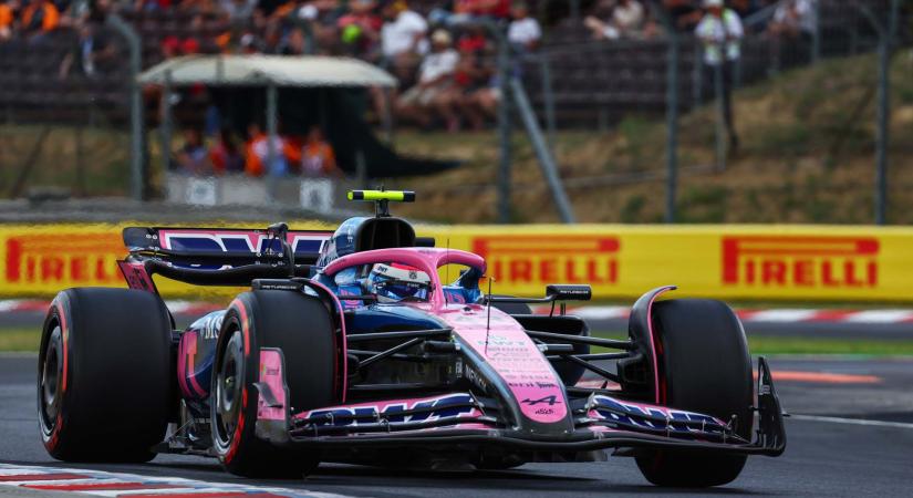 Colapinto balesetet szenvedett a hungaroringi gumiteszten