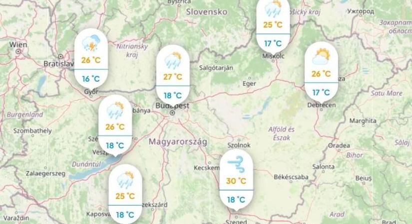 Mi már tudjuk mikor kezdhetünk újra izzadni, mutatjuk az előrejelzést