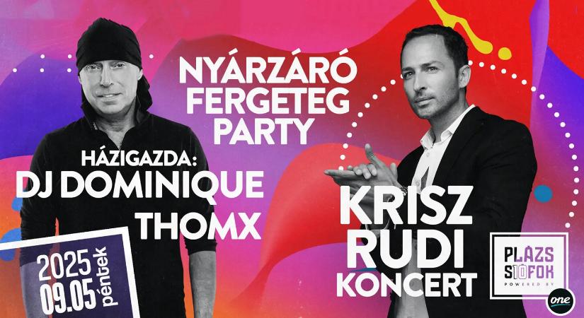 Nyárzáró party – Dj Dominique & Krisz Rudi / Plázs Siófok / 2025.09.05.