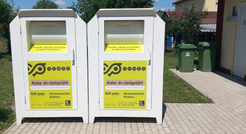 Szelektív sziget született, melyben hasznosul a ruhanemű