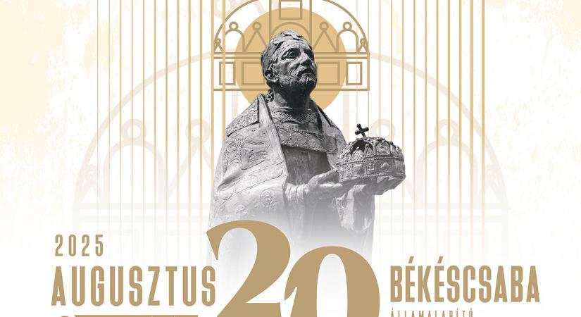 Nemzeti ünnep Békéscsabán: zászlófelvonás, kenyérszentelés, koncertek