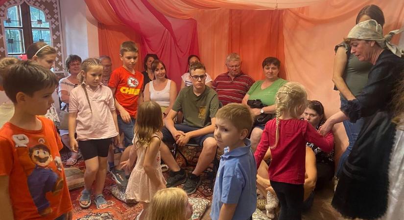 A dunaföldvári vár ódon falai között
