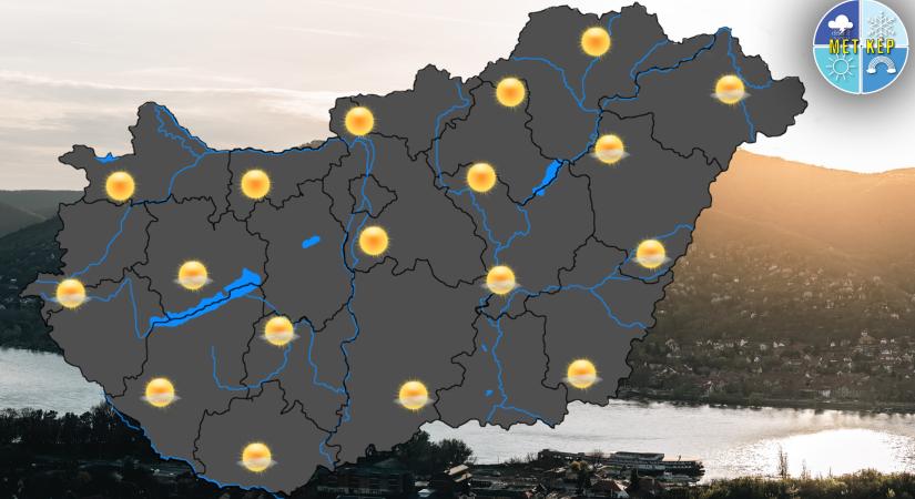 Több órára kisüt a nap, kevés lesz a felhő