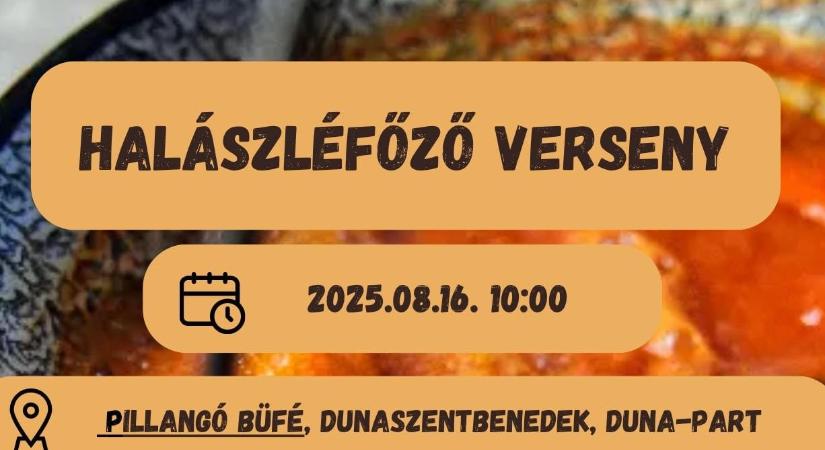 Halászléfőző verseny lesz Dunaszentbenedeken