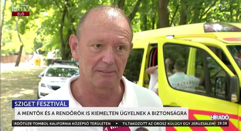 Átfogó tervet alakítottak ki a mentők, hogy a lehető legbiztonságosabb legyen az idei Sziget Fesztivál - videó