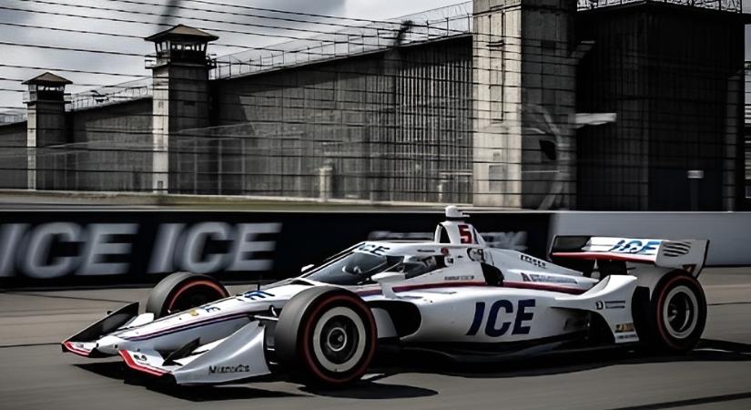 Az IndyCarral reklámozza új migráns-fogvatartó központját az USA belbiztonsági minisztériuma