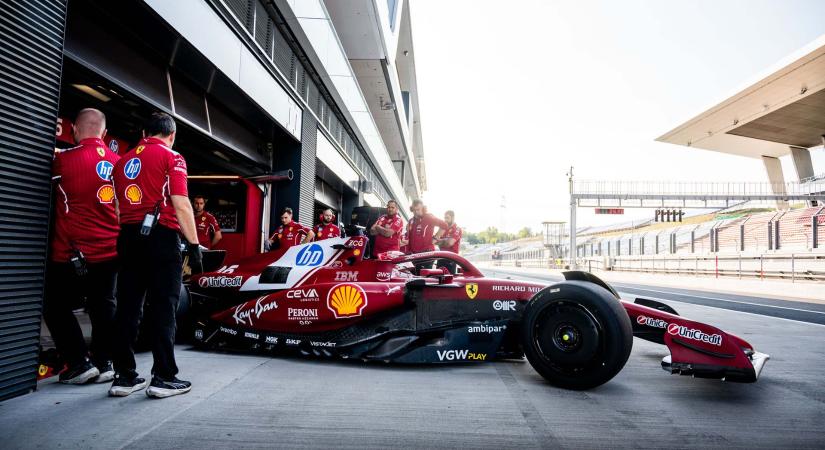 Befejeződött a Pirelli hungaroringi gumitesztje – Leclerc 144 kört teljesített, Colapinto balesettel zárt