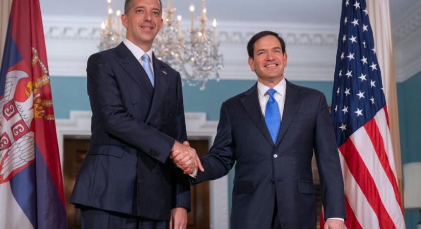 Az amerikai-szerb kapcsolatok erősítéséről tárgyalt Marco Rubio és Marko Đurić