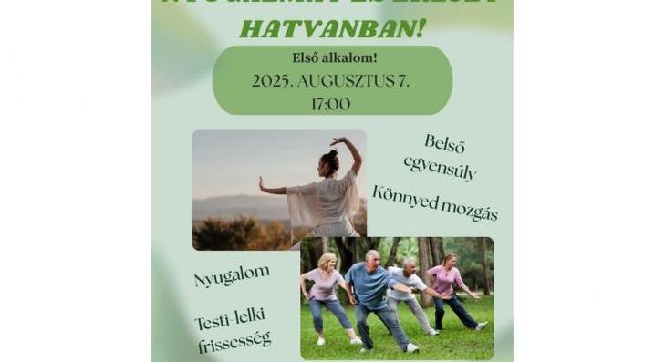 Tai Chi foglalkozás indul Hatvanban 