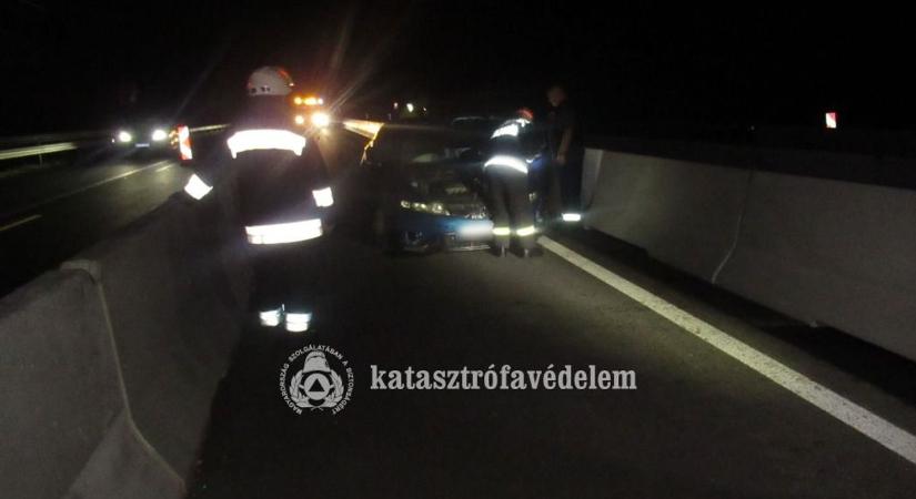 Éjszakai baleset az M7-es zalai szakaszán