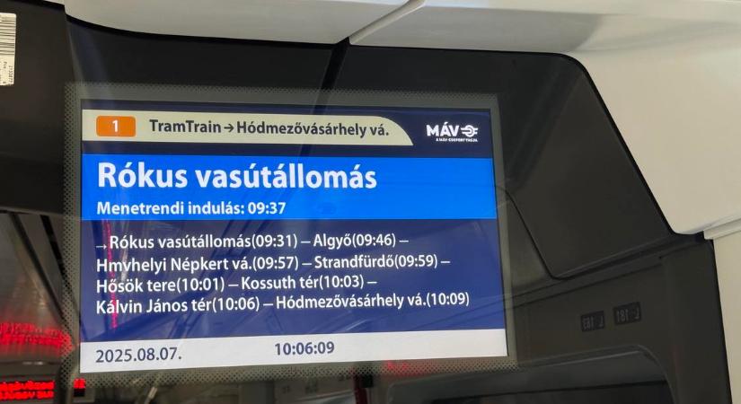 Fennakadás van a tram-train vonalán