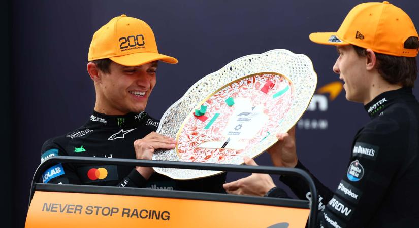 McLaren-párharc a bajnoki trófeáért: kemény második félévre készül Norris és Piastri