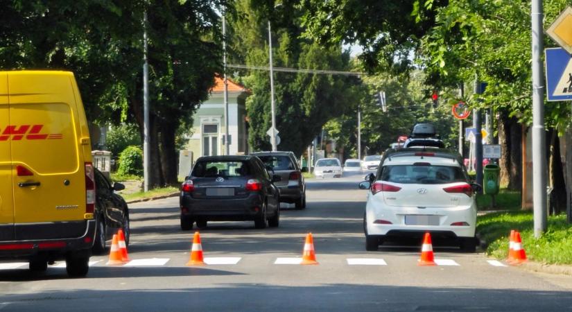 Munkálatok miatt van dugó ezeken a helyeken Szombathelyen - fotók