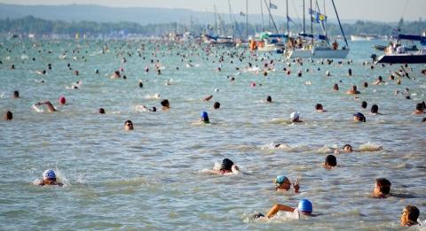 Szombaton megrendezik a Balaton-átúszást, Európa legnagyobb nyílt vízi úszóeseményét