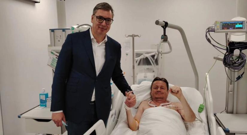 Vučić meglátogatta Glišićet: Darko megtörhetetlen