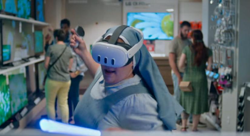 Magyar szinkronos előzetest kapott az Apáca a városban című vígjáték, amelyben még a VR-os fénykardozást is kipróbálja a nővér, aki kiszabadult a "bűnös világba"