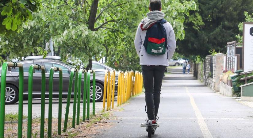 Rollerrel száguldozó tizenévesek csapata tartja rettegésben a Malomvölgyi tó környékét