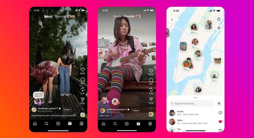 Konkurens platformokról másolt funkciókkal újul meg az Instagram