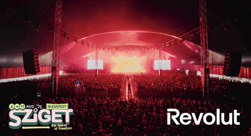 Új szintre emeli a Sziget-élményt a Revolut