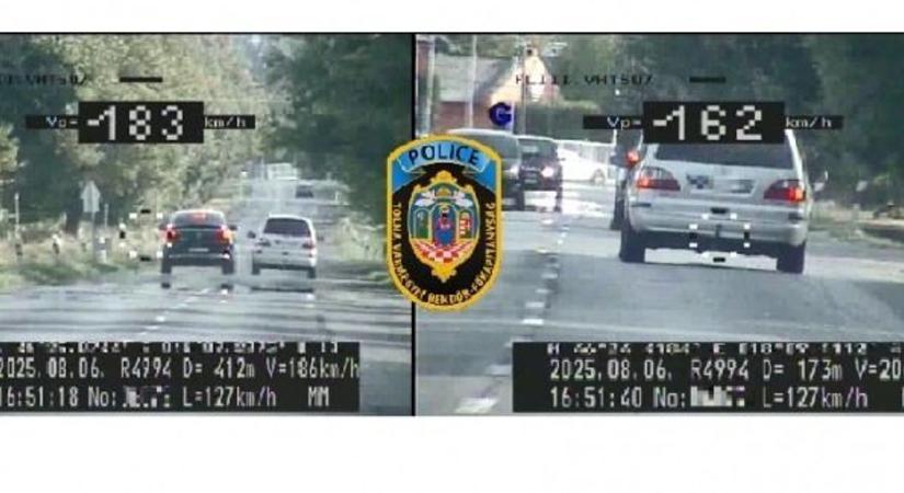 Háború a dunántúli főúton: őrülten száguldozót előzött meg egy még őrültebben száguldozó – ezt a bírságot nem köszönik meg