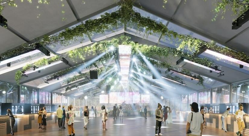 A Sziget fesztivál területén mutatták be az Óbudai sziget új közösségi területeinek terveit