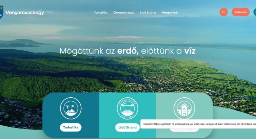 AI-chatbotot indított Vonyarcvashegy