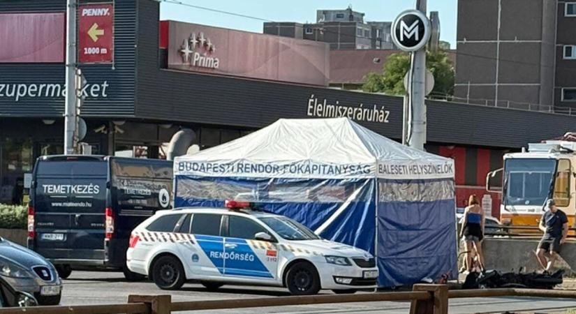 Tragédia Újpesten, meghalt egy motoros