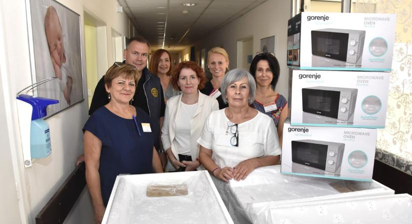 Három kórterem lett komfortosabb a szülészeten