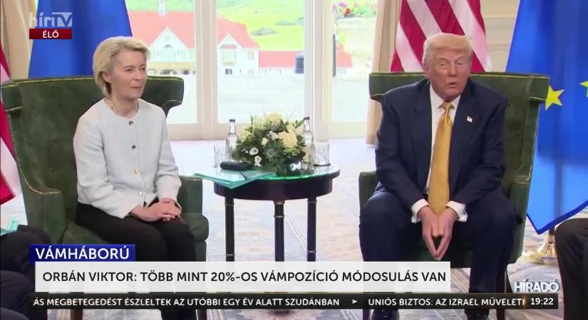Orbán Viktor: Oldalba rúgja a nagy cégeket az EU és az Egyesült Államok vámmegállapodása  videó