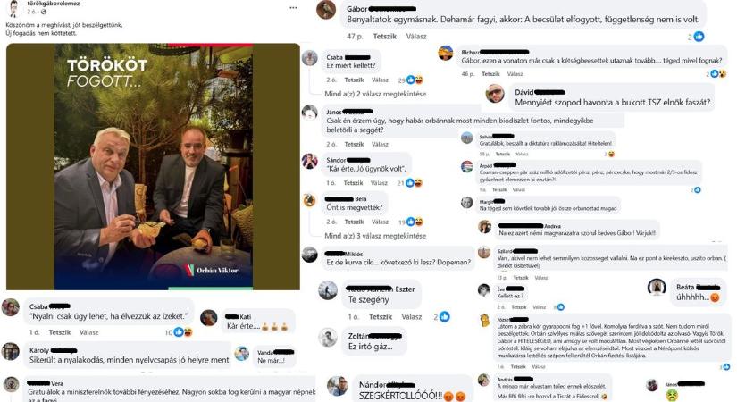 Meglett a böjtje a fagyizásnak: az Orbán Viktorral készült közös fotó után elszabadult a pokol Török Gábor Facebook-oldalán