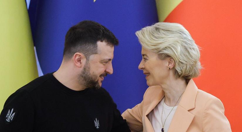 Ursula von der Leyen Zelenszkijjel tárgyalt az Oroszországgal kötendő békemegállapodás felé teendő lépésekről