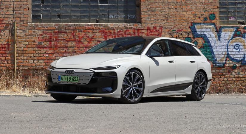 Győri villanyszív, 551 lóerő és nagy puttony: teszten az Audi S6 Avant e-tron