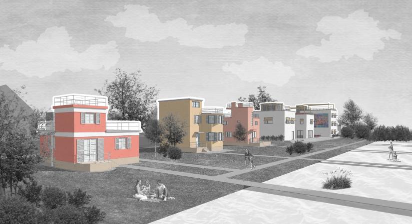 Új Európai Bauhaus Központ Balatonbogláron – Sátori Edit diplomaterve