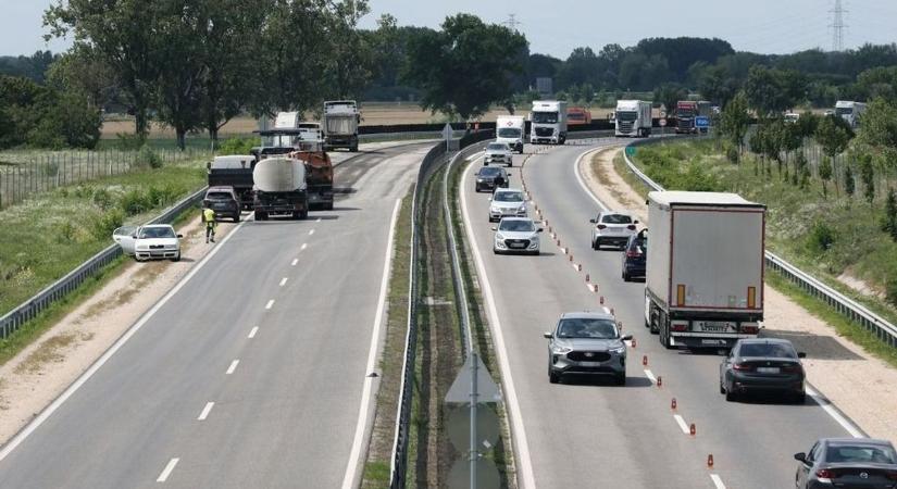 Lezárások, terelések, dugók a sztrádán, a gyorsforgalmikon, főútakon