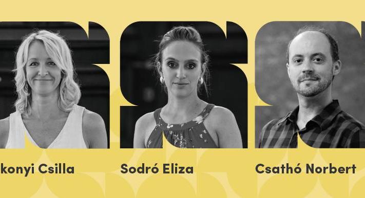Bakonyi Csilla, Sodró Eliza és Csathó Norbert a Kaszás Attila-díj idei három jelöltje